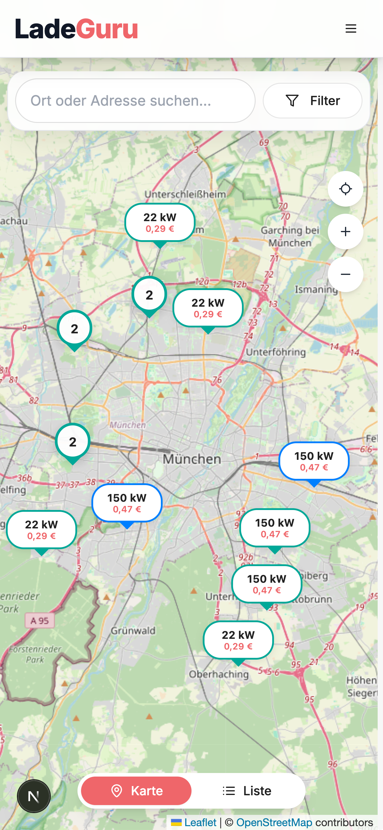 LadeGuru App Screenshot